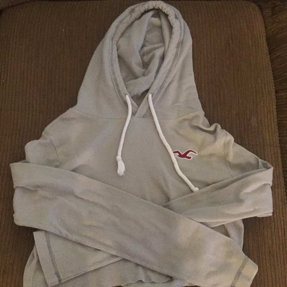 Hollister cropped hoodie